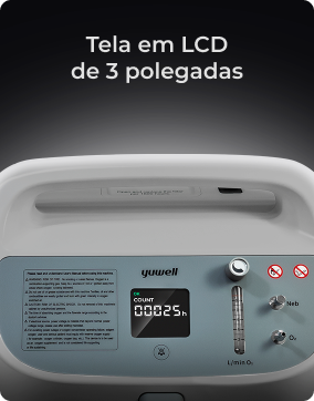 Tela em LCD Grande