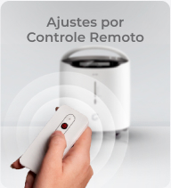 Ajustes por Controle Remoto